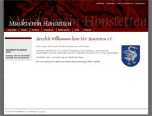 Tablet Screenshot of mv-honstetten.de